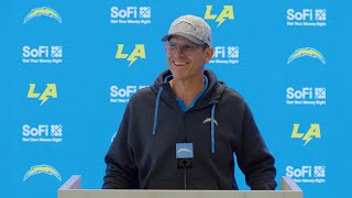 Jim Harbaugh On Chargers SNF Win vs Bengals  LA Chargers [upl. by Primalia]