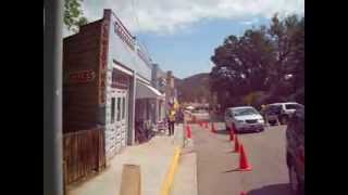 Stevie Kremer runs through Manitou Springs on way to Pikes Peak Marathon win [upl. by Naivaf520]