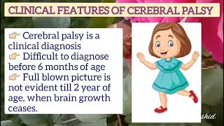 Cerebral Palsy Symptoms Types Causes Complications amp Prognosis  CP Child Risk Factors [upl. by Mcnamee]