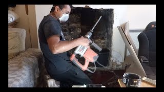 Fireplace Restoration part 1 [upl. by Torbert154]