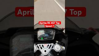 Aprilia Rs 457 Top Speed   Aprilia RS Power  Ride Review apriliars457 shorts [upl. by Oilegor]