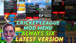 Cricket league game hack 1151  Circket League Mod Menu 100 Working ApkCricket league Always Six [upl. by Adlee]