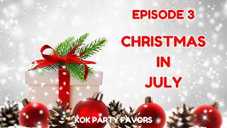 CHRISTMAS IN JULY EPISODE 3 christmasinjuly christmasgifts basketmaking giftbaskets giftideas [upl. by Annoj]