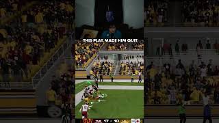 THIS PLAY MADE HIM QUIT madden jonsey9 shorts maddenultimateteam [upl. by Bivins]