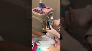 Clarinha levou o gel dental da carmed para dentista vê e olha o que ela disse 😨 [upl. by Beetner]