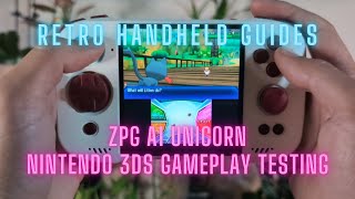 ZPG A1 Unicorn 3DS Gameplay Testing [upl. by Naleag]