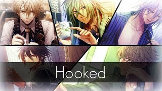 ⧔Nightcore⧕ → Hooked Switching Vocals Lyrics [upl. by Iznek705]