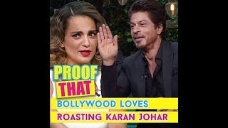 Proof That Bollywood Loves Roasting Karan Johar KWK  MissMalini [upl. by Pete]