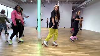 Kansas City Dance Skate Workshop  IntAdv [upl. by Ynaiffit]