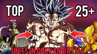 Top 25 UNITS IN DOKKAN Battle NOVEMBER 2024 LrEzas ampDokkanfest INCLUDED [upl. by Gabbert]