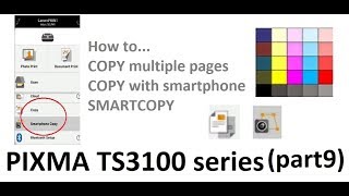 PIXMA TS3100 E3100 series part9  Copy Tips for PIXMA [upl. by Hekker]