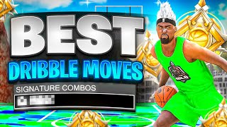 BEST DRIBBLE MOVES for ALL BUILDS IN NBA 2K24 SEASON 4  FASTEST DRIBBLE MOVES  DRIBBLE TUTORIAL [upl. by Aicilet]