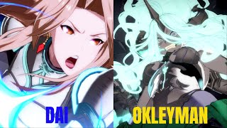 GBVSR High Level Gameplay DAI Katalina VS Okleyman Versusia [upl. by Nnylhtak]