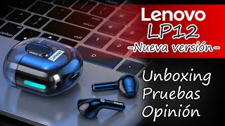 Auriculares TWS Lenovo LP12Nueva versión “Nuevo” no es mejor [upl. by Aynas]