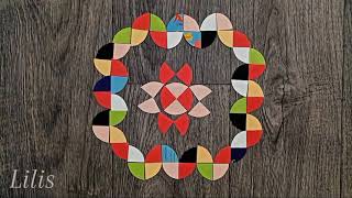 Geometric Pattern Idea Ragam Hias LILISCHANNELCAMPURAN geometric pattern art ideas [upl. by Oirom215]