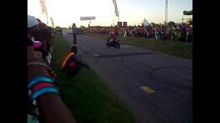 Jamaican daggering ON BIKE [upl. by Kadner]