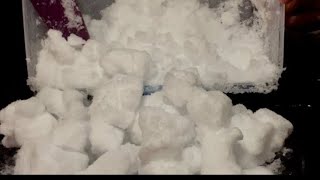 POWDERY AND FINELY CRUSHED ICE  REQ 1186  asmr iceeating eatingice [upl. by Ressay]