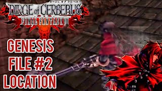 Dirge of Cerberus FFVII Undub Genesis File 2 Location [upl. by Cherish]