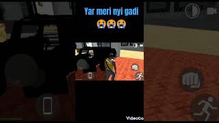 Yar meri nyi gadi jla diye log 😭😢 character ki nai gadi ko Jala Diya Padosi indiantractordriving3d [upl. by Elyag434]