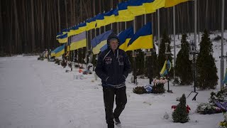 Watch Krasnopilske military cemetery final resting place for fallen Ukrainian soldiers [upl. by Prevot]