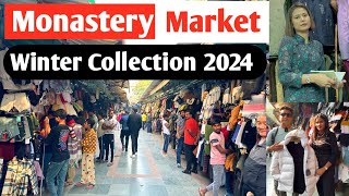 Monastery Market Delhi  winter collection 2024  tibetan market in Delhi  monastery market 2024 [upl. by Alvera]