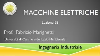 Macchine elettriche lez 28 [upl. by Ahael898]