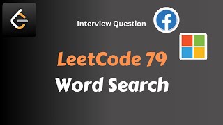 LeetCode 79  Word Search [upl. by Enotna]