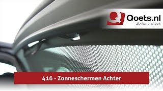 BMW 5serie G30  416  ZONNESCHERM ACHTER [upl. by Melena]