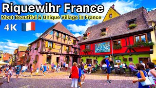 RiquewihrFrance 🇫🇷 Alsace’s Most Beautiful Village in France [upl. by Aretha219]