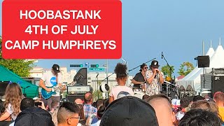 HOOBASTANK LIVE AT CAMP HUMPHREYS 4TH OF JULY FREEDOM FEST CELEBRATION [upl. by Owades]