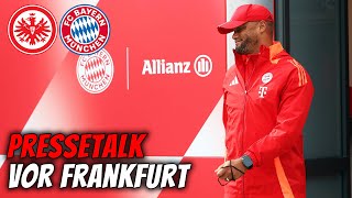 Pressetalk vor Eintracht Frankfurt  FC Bayern  6 Spieltag [upl. by Stasny]