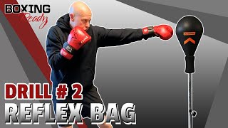 Reflex Bag Boxing Drill 2  How to hit a Reflex Bag  OUTSHOCK Punching Ball [upl. by Gusty]