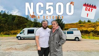 Starting Scotlands MOST SCENEIC Route  NC500 Vanlife VLOG [upl. by Lletnuahs]