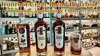 Ironroot Brandy Cigar Blend amp Andromeda Coffee Infused Bourbons [upl. by Yrdnal]