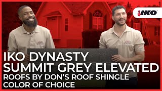 IKO Dynasty Summit Grey Elevated – Roofs By Don’s Roof Shingle Color of Choice [upl. by Burta]