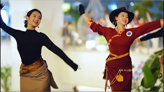 Beautiful Tibetan weman beautiful Tibetan song and dance quotLuo Jin Maquot [upl. by Leila250]