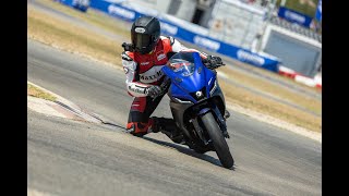 First test Yamaha R125 and MT125 Road and Track [upl. by Calandra]