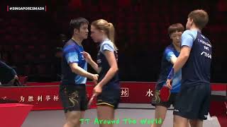 FAN Zhendong vs Truls MOREGARD on Double Match [upl. by Etnovaj]