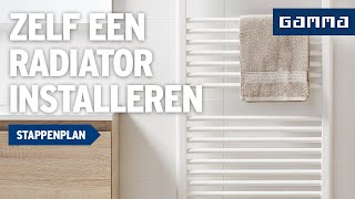 Radiator loskoppelen en installeren  Radiatoren  GAMMA België [upl. by Evangelist232]