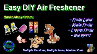 DIY Air Freshener  Room Deodorizer  Fresh Clean Smell Instantly [upl. by Santos856]