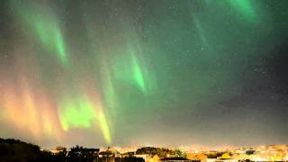 Aurora Borealis over Kristiansund Norway [upl. by Johst]