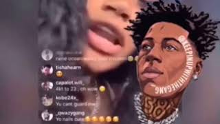 JANIA MESHELL SAYS SHE WANTS NBA YOUNGBOY BACK ON IG LIVE nbayoungboy jania [upl. by Aleyam824]