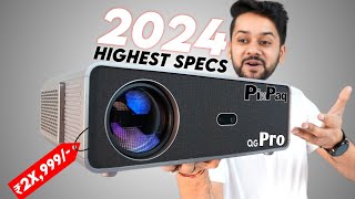 PixPaq OG Pro REVIEW  2024 Highest Specs Projector Under ₹25000 [upl. by Ayrb]