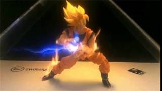 Dragon Ball Goku 3D Holograma [upl. by Hiltan]