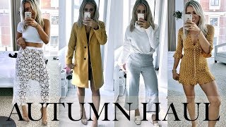 AUTUMN TRY ON HAUL  ASOS MISSGUIDED TOPSHOP REVOLVE NEW LOOK HIGH STREET HAUL  Em Sheldon [upl. by Eelrebmik405]