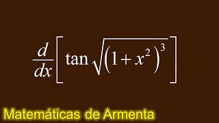 derivada de la tangente de una raiz de una funcion [upl. by Romola]