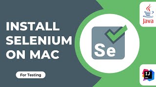 Install Selenium WebDriver on Mac and Write first Test Case using Java [upl. by Filahk]