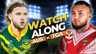 🔴LIVE AUSTRALIA V TONGA WATCH ALONG🔴KANGAROOS V MATE MAA TONGA tonga mmt kangaroos toasamoa [upl. by Narrat]