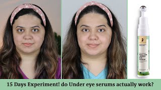 How to reduce dark circles Ft Pilgrim Squalane RollOn Under Eye Serum  Tried amp Tested beautytips [upl. by Lorena]