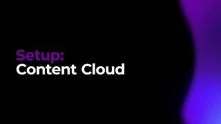 Content Cloud Setup  BrightSign [upl. by Oralla]